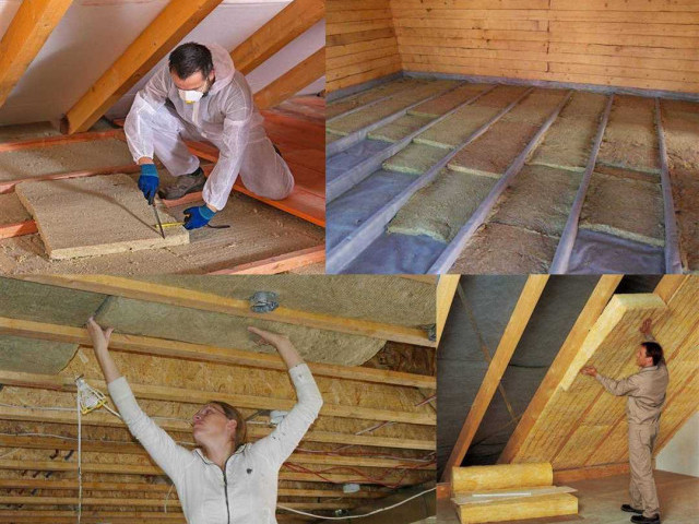 Как правильно утеплить потолок в бане с холодной крышей: советы и рекомендации