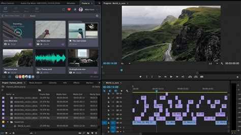 Онлайн-редактор Adobe Premiere Rush