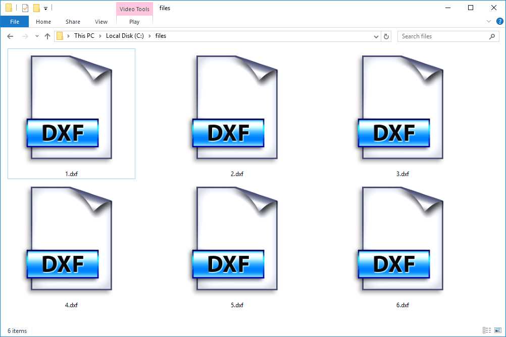 Схема DXF