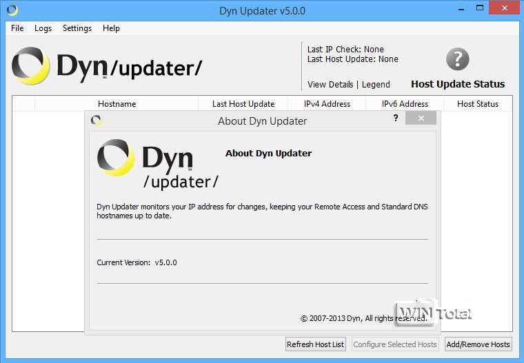 Подробнее о работе Dyndns Updater