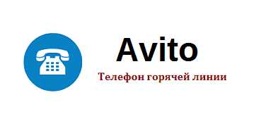 Телефонная поддержка Авито