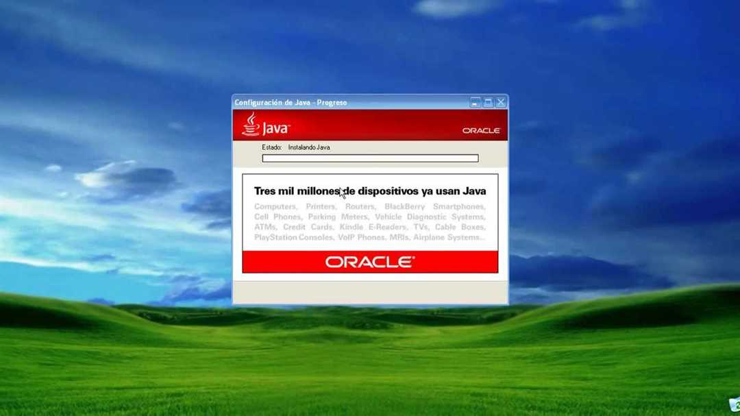 Java система для операционной системы Windows XP