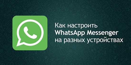 Настройка профиля и личных настроек в WhatsApp