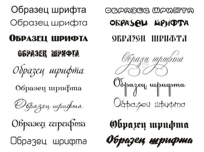 Эстетичный шрифт в документе Word на русском