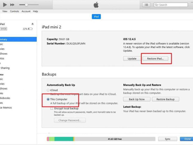 Айпад отключен: что делать и как подключиться к iTunes