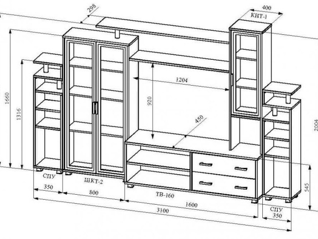 Как нарисовать чертежи мебели из дерева с размерами: подробная инструкция