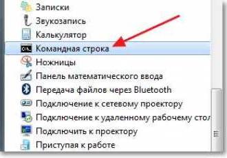 Что такое командная строка windows 7