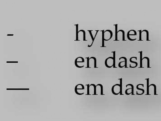 Дефис и тире: отличия и применение