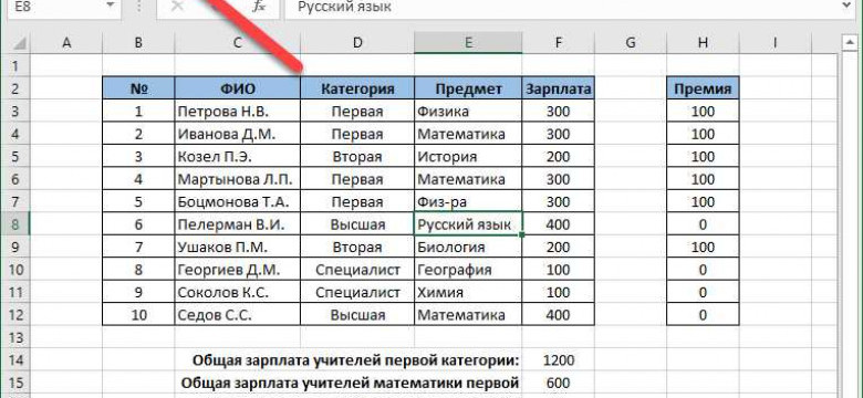 Импорт таблиц из Excel в PDF