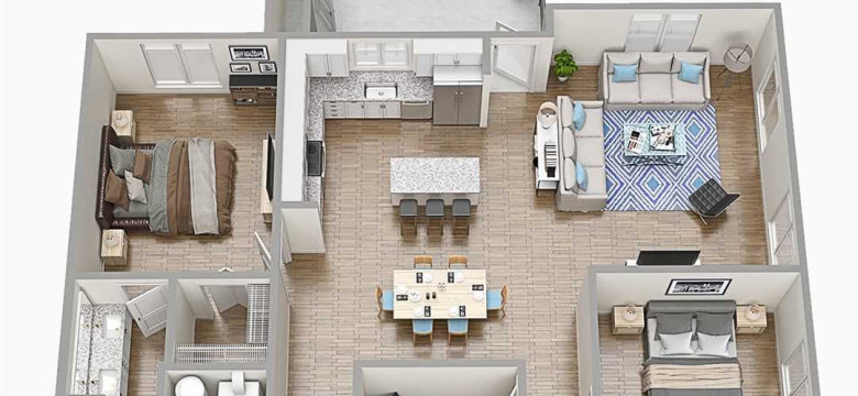 Floorplan 3d: планировка квартиры в трехмерном формате