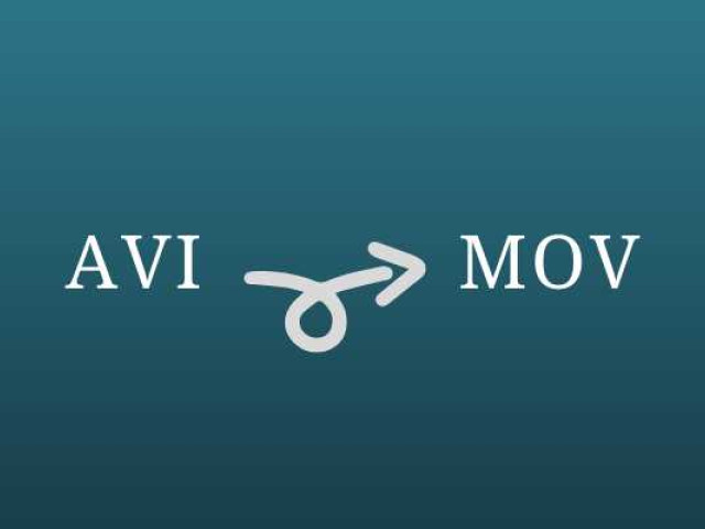 Как преобразовать MOV в AVI