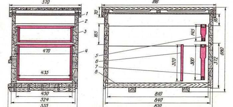 Как сделать улей своими руками: пошаговая инструкция с размерами, чертежами и видео