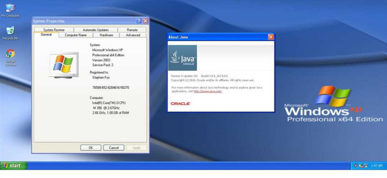 Java для Windows XP