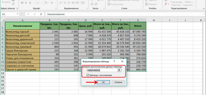 Как добавить столбец в таблицу Excel