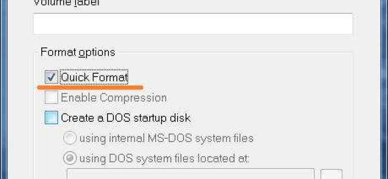 Как отформатировать флешку в NTFS