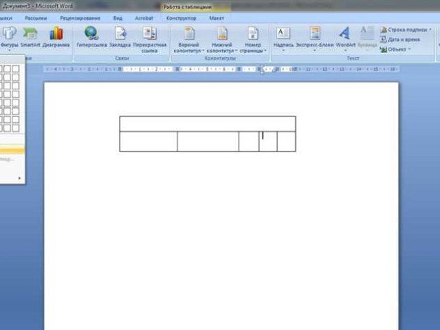 Как создать таблицу в Microsoft Word
