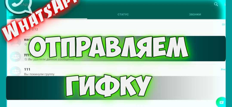 Как отправить гифку в WhatsApp