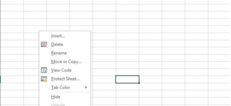 Как переименовать лист в Excel