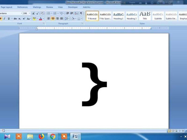Как добавить квадратные скобки в Microsoft Word