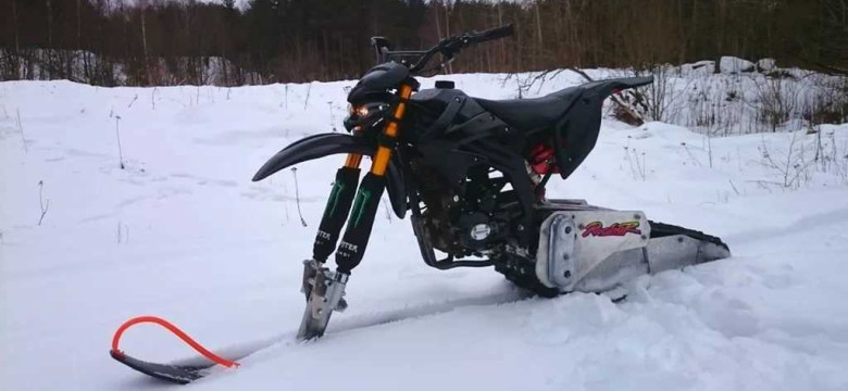 Как превратить мотоцикл в снегоход: подробная инструкция для любителей DIY