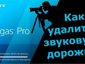 Как удалить аудиодорожку в Sony Vegas