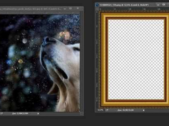 Как вставить фотографию в рамку в фотошопе