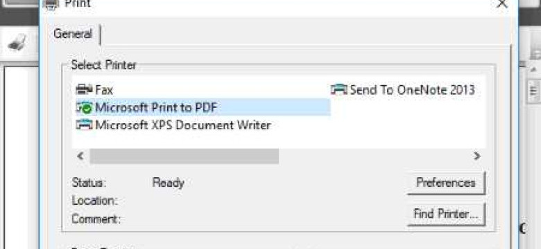 Конвертер XPS в PDF - легкий и удобный способ преобразования документов