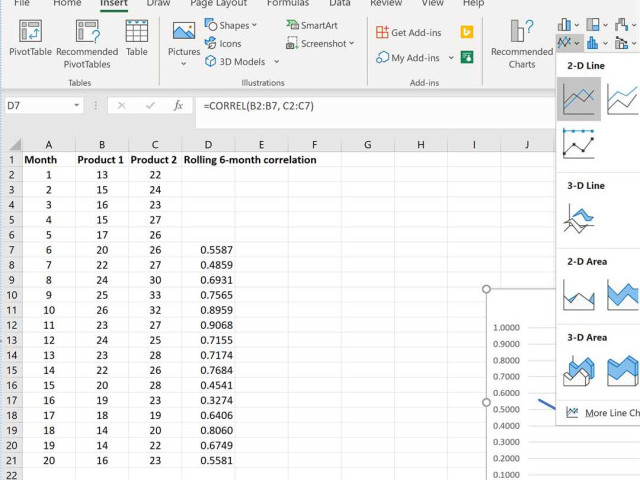 Как использовать корреляцию в Excel?