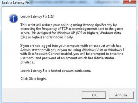 Leatrix latency fix 3.00 для Windows 7 - уменьшение задержки соединения