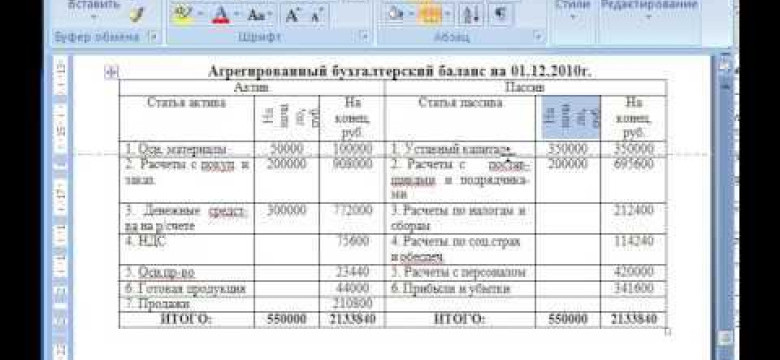 Направление текста в Word 2007