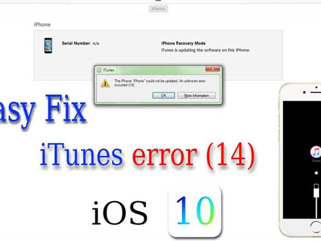 Ошибка 14 iTunes: причины и способы ее исправления