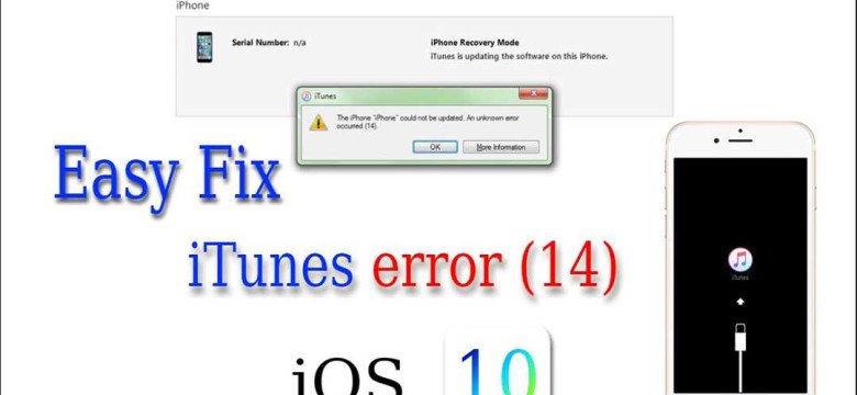 Ошибка 14 iTunes: причины и способы ее исправления
