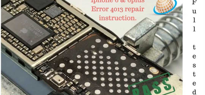 Ошибка 4014 при восстановлении iPhone 5S