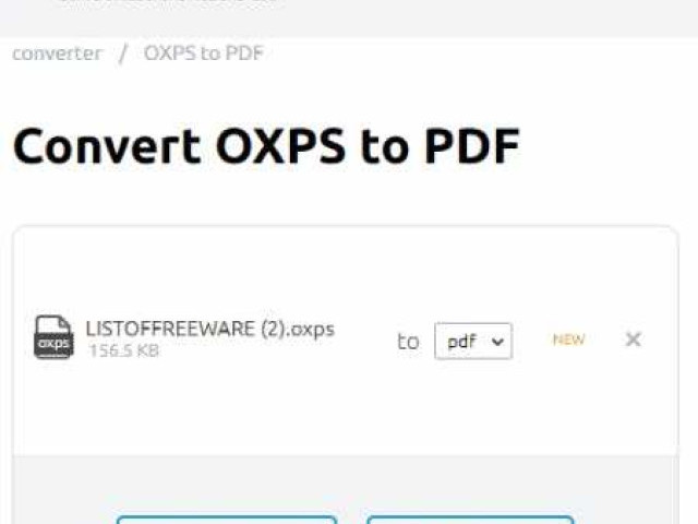 Oxps в pdf онлайн: лучшие сервисы для конвертации файлов