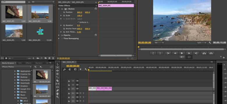 Adobe Premiere Pro: программа для профессионального видеомонтажа