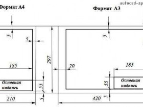 Рамка А3 AutoCAD: особенности и инструкция по использованию