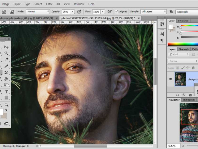 Как использовать штамп в Photoshop для редактирования фотографий