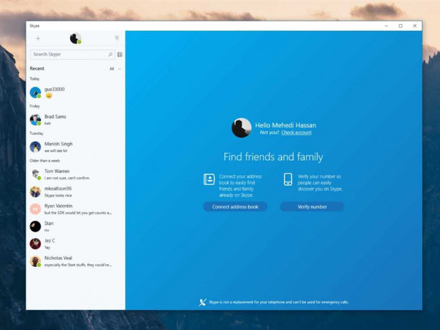 Skype для Windows 10: возможности и особенности