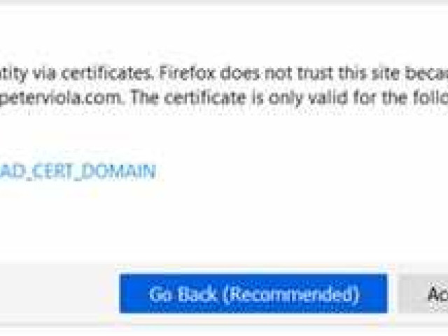 Ssl ошибка: неверный сертификат домена