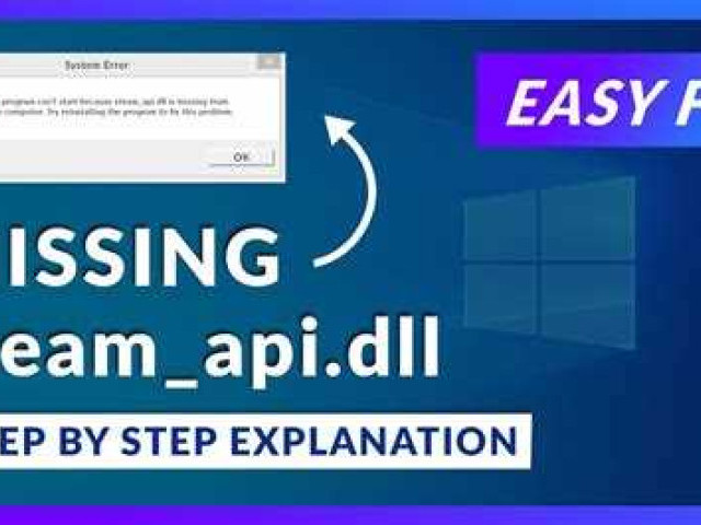 Что делать, если отсутствует Steam api dll?