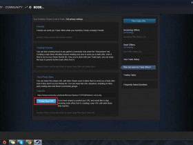 Ошибка связи Steam trade link