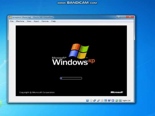Виртуальная машина Virtualbox с операционной системой Windows XP