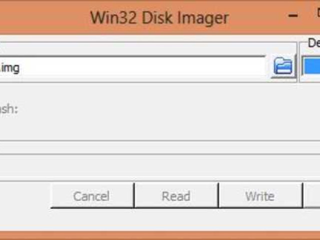 Win32 disk imager - программа для создания образов дисков в операционных системах Windows
