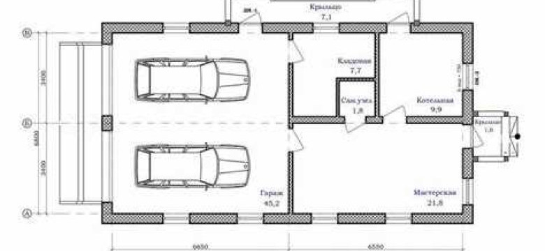 Как правильно построить гараж на 2 машины: размеры и требования