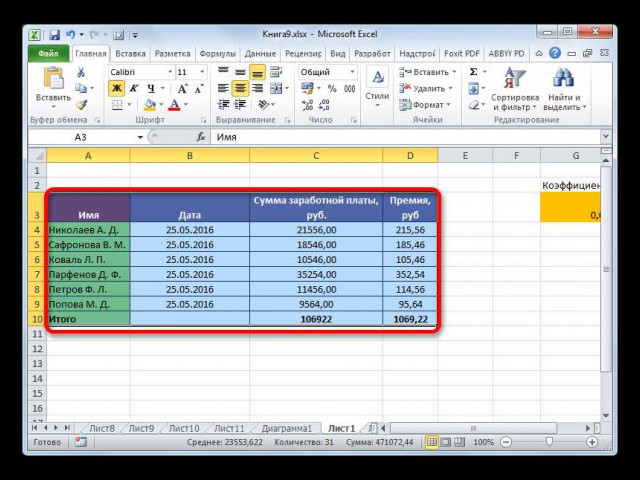 Как заменить данные в Excel