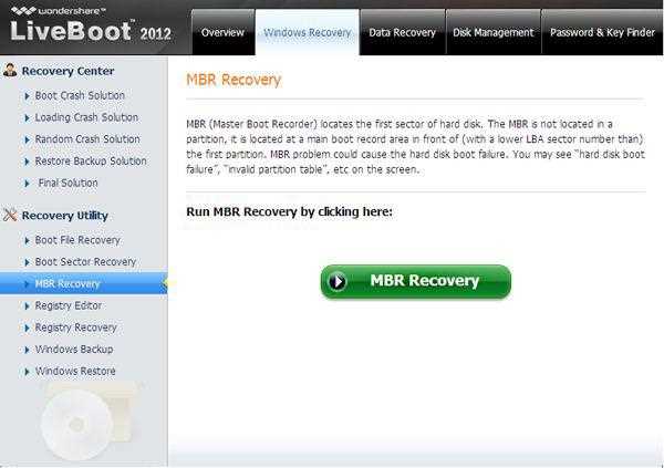3. Использовать Missing MBR Helper по инструкции