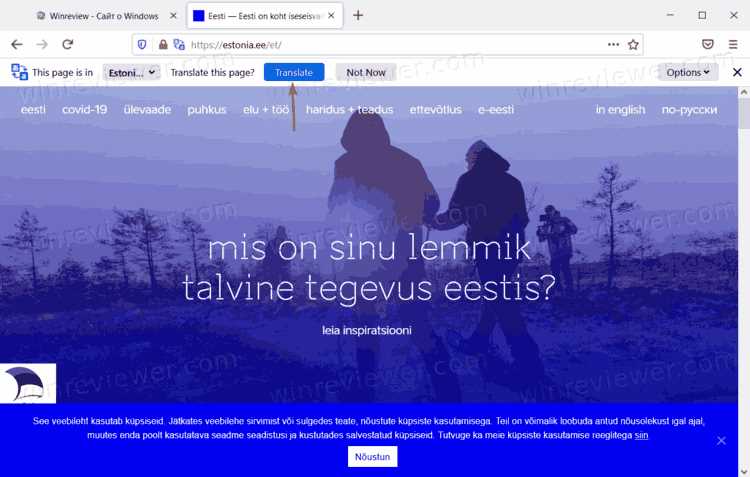 Как перевести страницы в браузере Firefox на русский?
