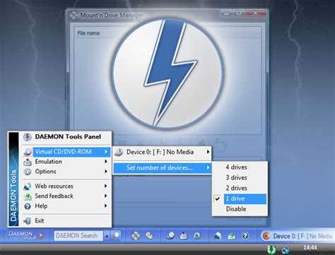 Поддерживаемые форматы образов в Daemon Tools Lite