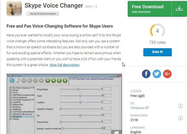 Популярные голосовые искажатели для Skype