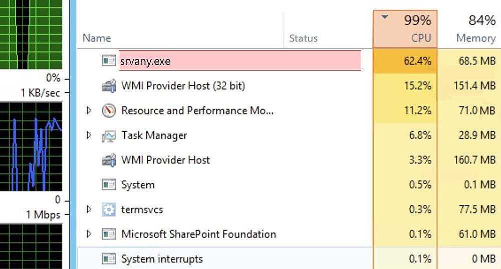 Srvany.exe: что это за процесс и как он работает?